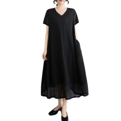 Lace Party Short Loose Resort Plus Flattering Elegant and Perfect for and Fall [POGCZMKK] Women's Dress, Sleeve, Fit, Dress, Size, V-Neck, Casual,