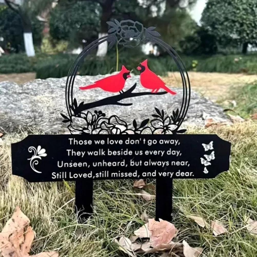 Garden Ground Plug Creative Heart-shaped Iron Crafts Rust-proof Ground Decoration Garden Firm P O5R9