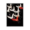 Classic Retro Wall Art Animal Japanese Flying Crane HD Canvas Print Poster Home Living Room Bedroom Decorative Painting