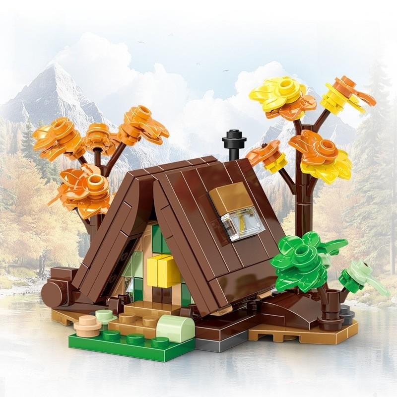 House Triangle Assembly Building Blocks For Children Creative Construction Set