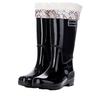 Wholesale Custom Printed High-Top Rain Overshoes PVC Waterproof Rubber Shoes for Men