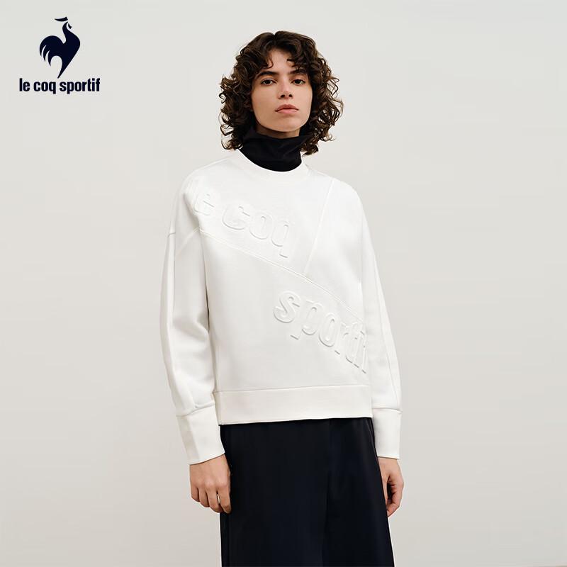 Le Coq Sportif Women's Gold Label Round Neck Sweatshirt