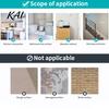 Waterproof Wall Stickers for Kitchen 6Pcs Marble Pattern Peel And Stick Backsplash, Brick Panels, Self Adhesive Low Cost House Refurbishment