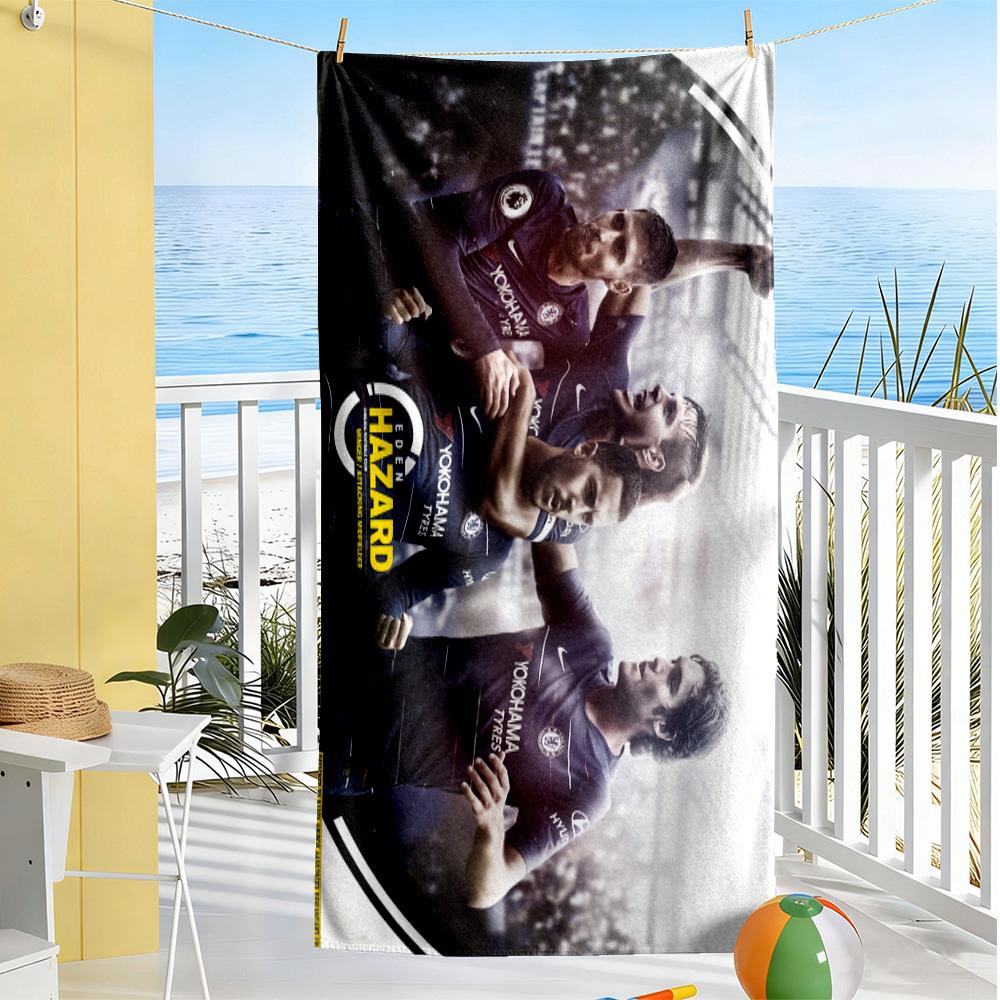 Hazard's Chelsea Moment Beach Towel Quick-Dry Soft Microfiber Comfortable Lightweight