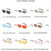 Fashion Rimless Sunglasses Women Men Luxury Retro UV400 Protection Stylish Eyewear for Outdoor Activities