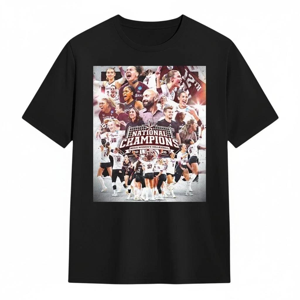 

Texas A&M Aggies Volleyball Are National Champions Volleyball 2025 T-Shirt 2XL