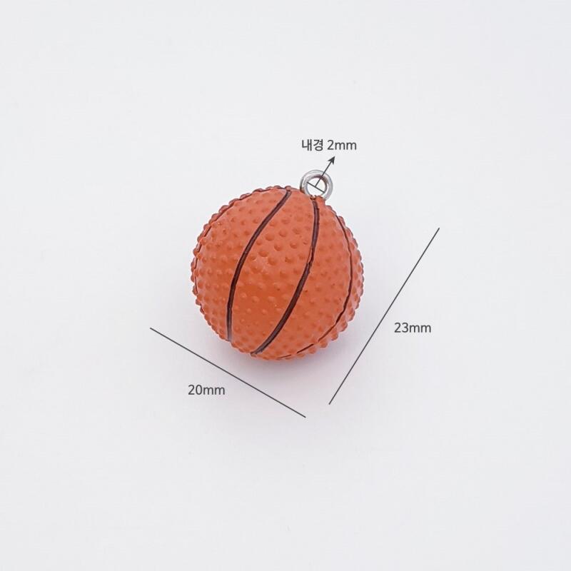 Sports ball keychains, basketballs, soccer balls, and tennis balls