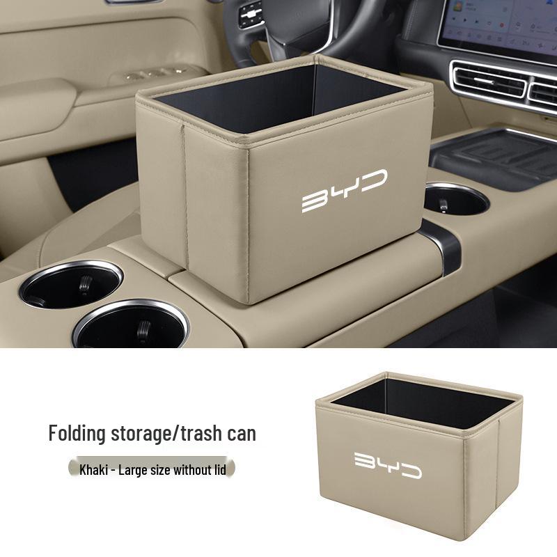 Folding Storage & Trash Organizer for BYD Seagull, Song Plus/Pro, Han, Dolphin, and Qin Cars