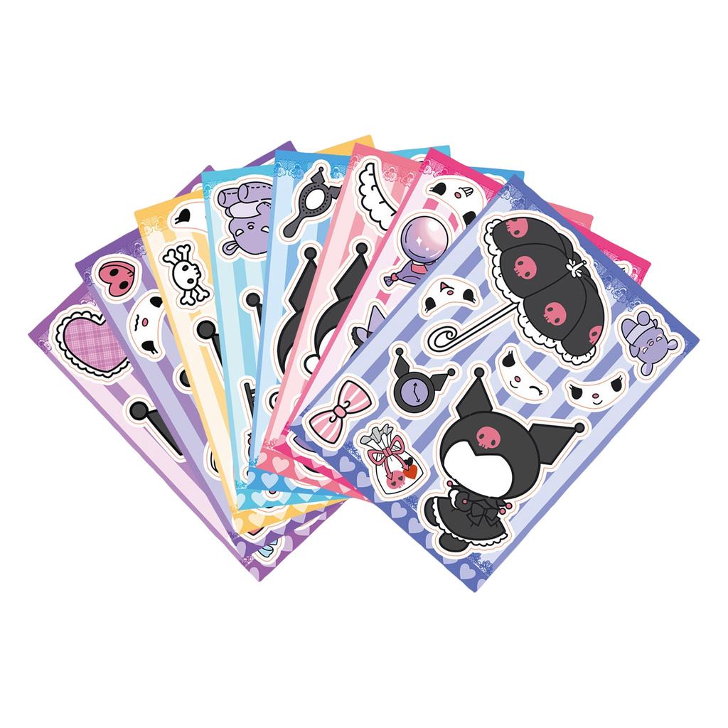 Children's Face Stickers, Mixed And Matched With 8 Characters, Make Your Own Stickers For Children, Teenagers, Party Decorations, Rewards,