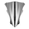 VIPIH Motorcycle Windshield for Kawasaki Ninja ZX25R ABS Windscreen Meter Windshield Custom Exterior and (2020-2021), Chrome, Deflector, Visor,