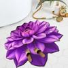Yousheng Diatomaceous Earth Floor Mat 3D Realistic Floral Design Bath Mat Non-Slip Absorbent Mat Quick-Drying Easy To Clean Shower Rug