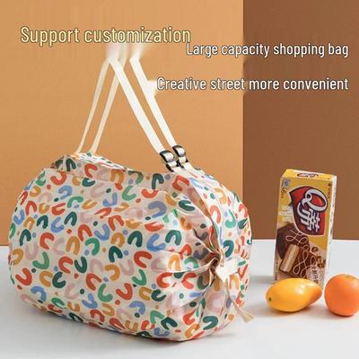 Borsa a Tote Pieghevole Ecologica – Borsa a Spalla Portatile, ad Ampia Capacità per la Spesa e lo Stoccaggio da Viaggio.