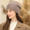 Cappello invernale da donna nuovo moda Decora cappello a cuffia berretto invernale caldo per cappello lavorato a maglia streetwear casual femminile