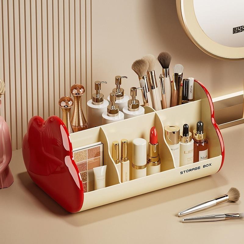 Desk Storage Box Office Desk Sundries Organizer Lipstick And Cosmetics Storage Box Student Stationery Compartment Storage Box