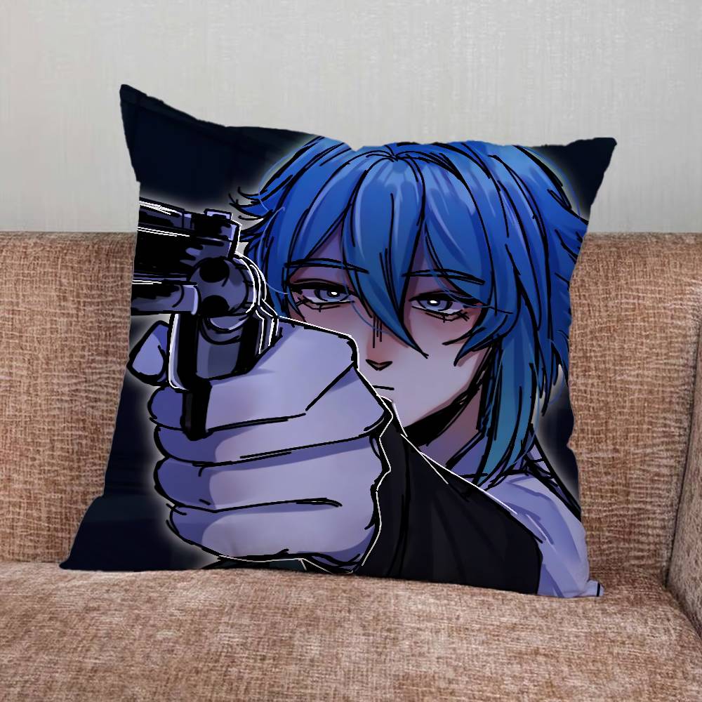 

The Kid At HHyugo The BBack Novel Pillow Case Pillowcase Home Sofa Cushions Car Cushions Pillowcover Office Pillowshell Pillow 30x30cm 12x12in