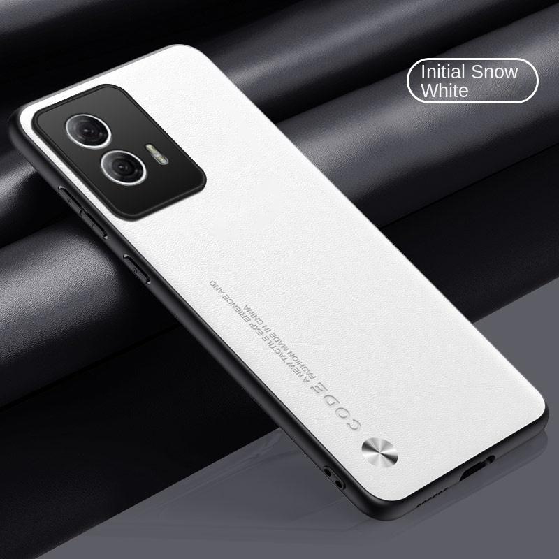 For Motorola Edge 50 Fusion Case Soft Vegan Leather Grain Slim Protective Back Cover Case For Motorola Edge 50fusion Phone Shell