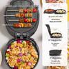 Midea 1550W Electric Griddle & Sandwich Maker with Antibacterial Plates CN plug (adapter included)