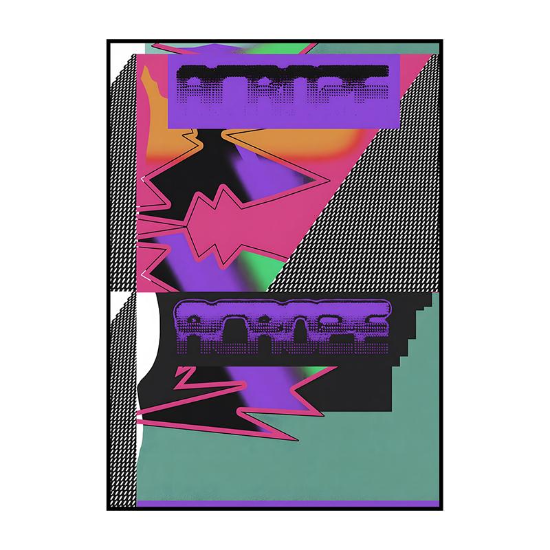 Vintage Abstract Classic Canvas Poster Retro Extreme Art Canvas Painting Print Wall Art Picture for Living Room Home Decoration