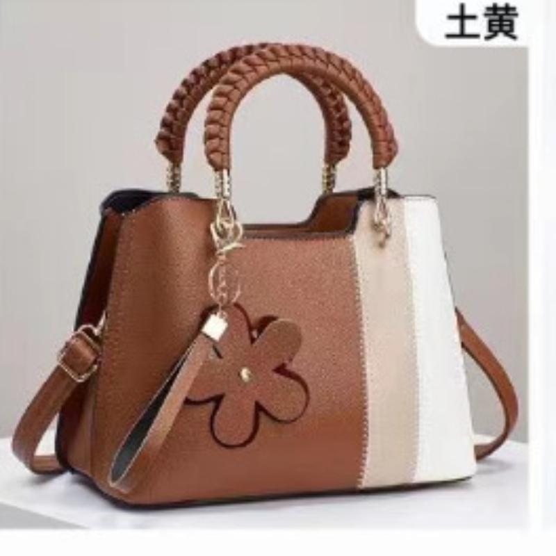 Textured Light Luxury Temperament Portable Shoulder Bag Large Capacity Crossbody Square Bag