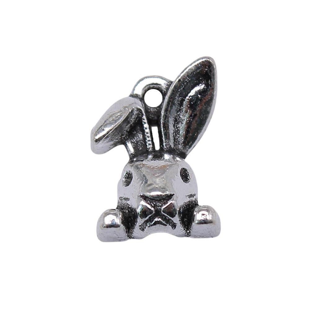 Pig Sheep Cow Mr Rabbit Charms Alloy Pendants For DIY Bracelet Necklace Accessories
