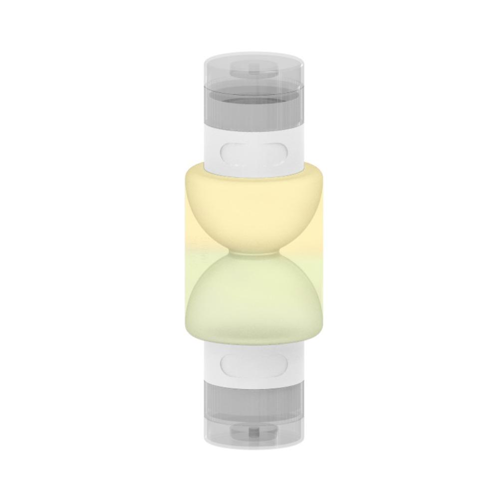 

90ml Travel Split Bottle Double-ended Lotion Bottles Travel Dispenser Bottle Travel Accessories Yellow+Green