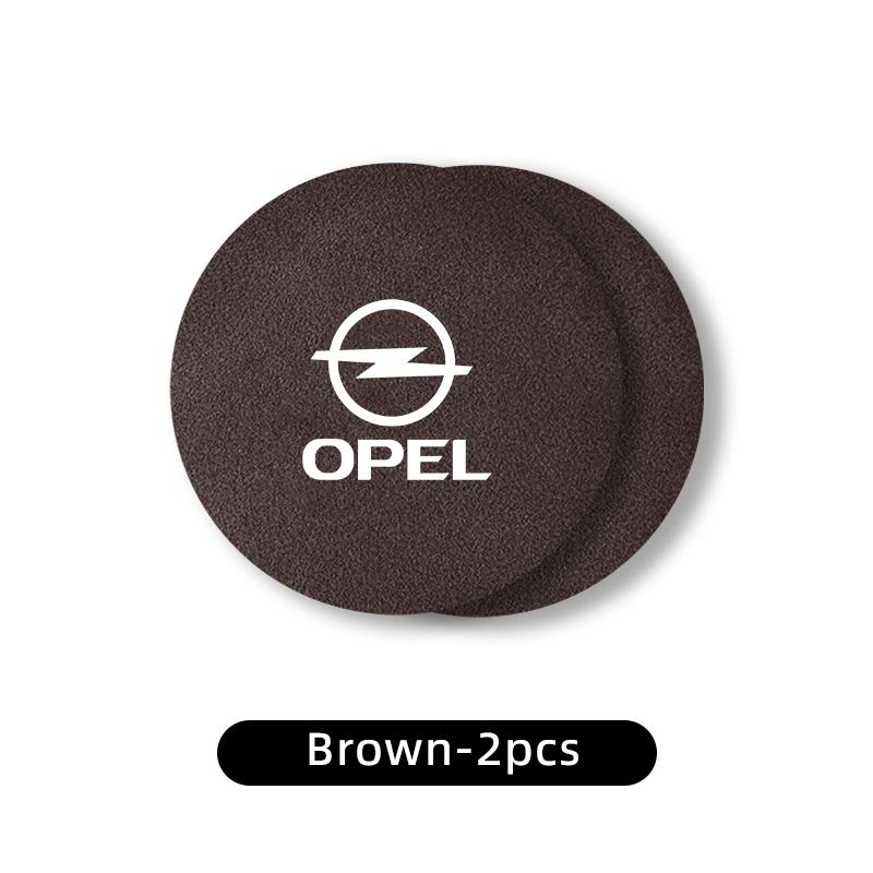2PCS Car Coaster Cup Holder Anti-slip Accessories For Opel Antara Zafira Meriva Mokka Grandland Ampera Vivaro Corsa Astra
