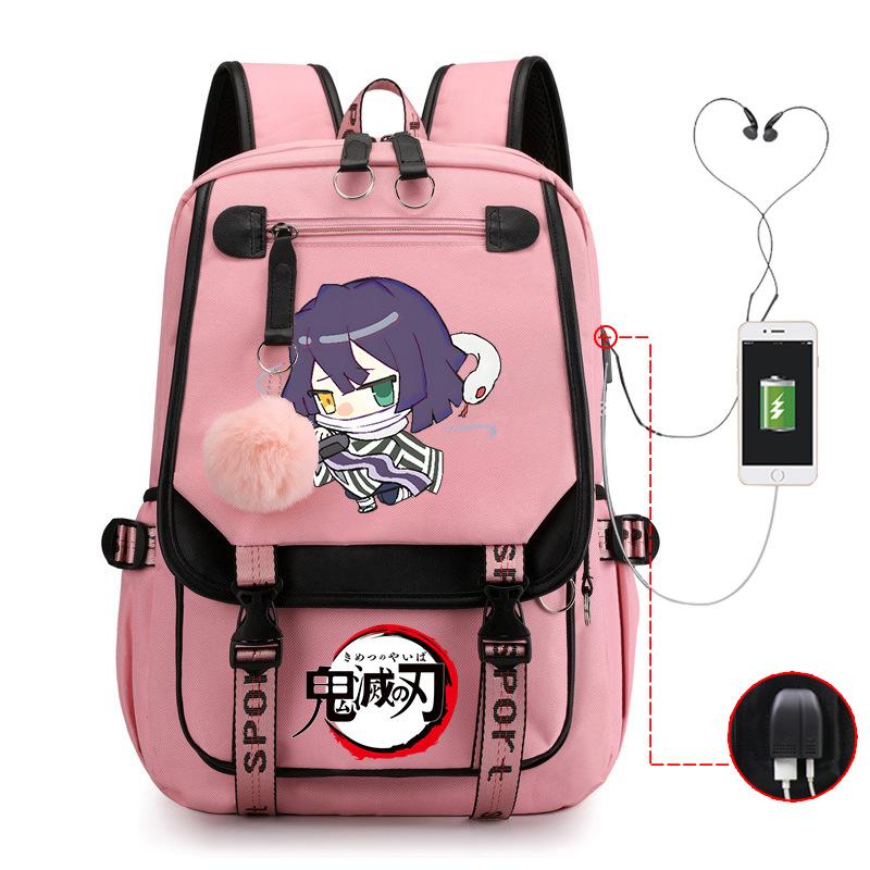 Demon slayer ghost extermination column student schoolbag junior high school student primary school student middle school student backpack