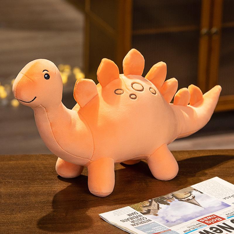 Non-Toxic Colorful Dinosaur Plush Toys Soft Cute Stuffed Animal Kawaii Triceratops Toy For Kids Children Birthday Gift Home Decor
