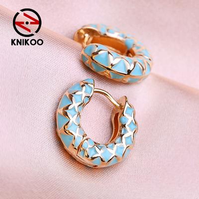 Round Clip Earrings For Women Fashion Flower Earrings Jewerly For Wedding Party Gifts