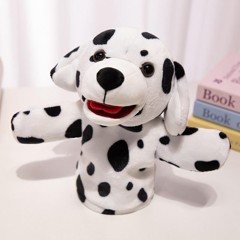 Fox & Crow Plush Hand Puppets for Storytelling with Sheep Gloves