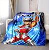 Custom Name Cosmic Warrior Flannel Blanket Throw Blanket Soft Warm Sofa Bed Decor Unique Gift