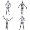 Creepypasta siaubo rekvizitas Rake morphsuit kostiumas vaikams ir suaugusiems