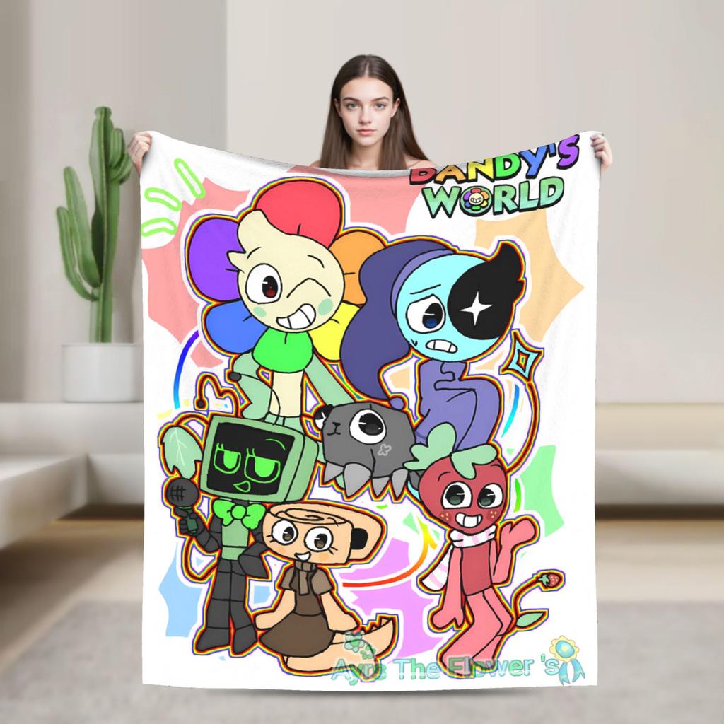 Dandy's World Soft Warm Blanket Goob  Children Plush Throw Blanket Street Trend Living Room Flannel Bedspread Sofa Bed Cover