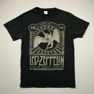 Led Zeppelion Estilo Punk Ins Moda Camiseta de Manga Corta para Hombre Estilo Rock Vintage Marca de Lujo de Alta Calidad Vendiendo Popular
