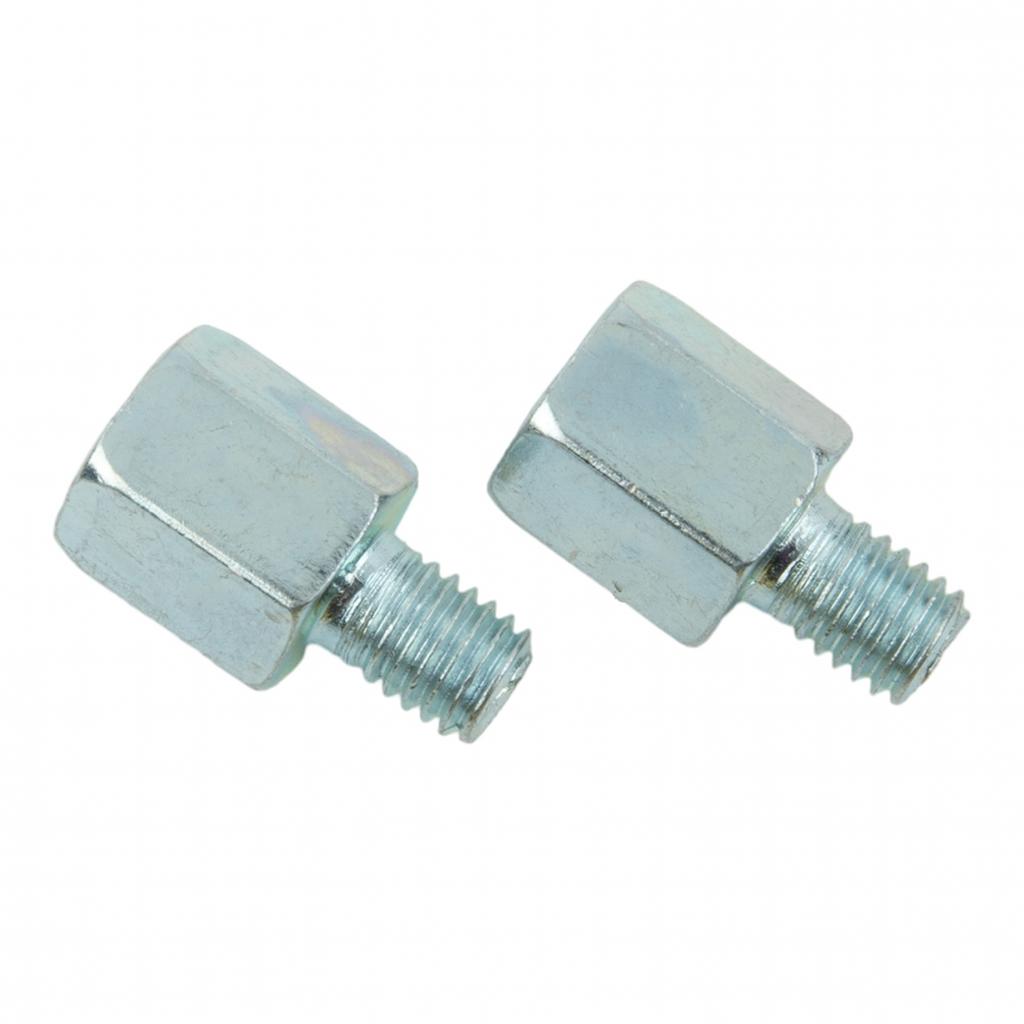 2 Pcs Mirror Adapter Accessories Clockwise Motorcycle Scooter