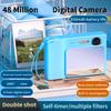 Portable Digital Camera 1080P 48MP Retro CCD Card Machine Memory Card Transmission Supported for Students Kids