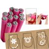 4/6/15pcs Nail Art Flowers&Butterfly Stamp Pen Set for Nail Assorted Patterns DIY Art Stamping Tool for Women Beauty Accessories