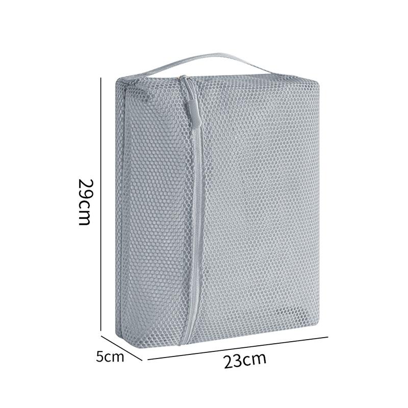 1pc Portable Breathable Cosmetics Mesh Bag Make Up Organizer Bag Travel Toiletries Storage Bag Multifunctional Pouch