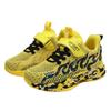 Children's Four Seasons Sneakers 2025 Boys' Fashion Flame Breathable Medium and Large Children's Girls Outdoor Running Shoes