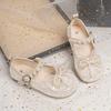 Chaussures Mary Jane Princess pour Filles avec Nœud Strass Cristal - Semelle Souple Printemps/Automne