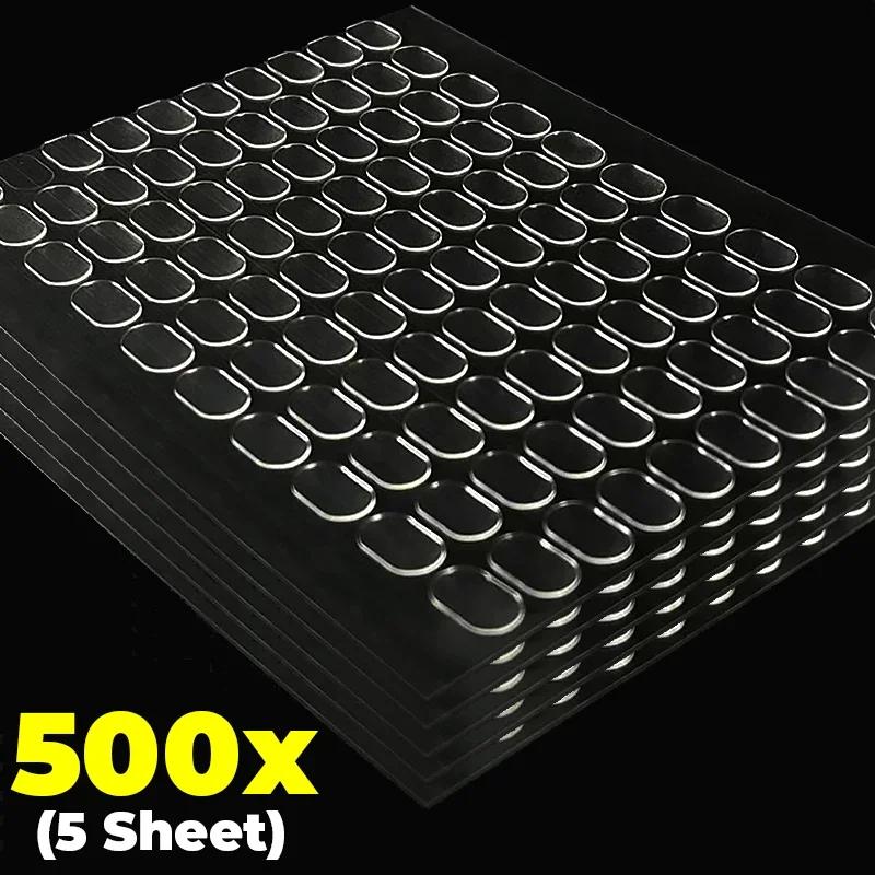 Removable Double Sided Gel Glue Pads Self Adhesive Dots Action Figures Poster Dolls Wall Hanging Clear Sticky Glue Fixed Patches