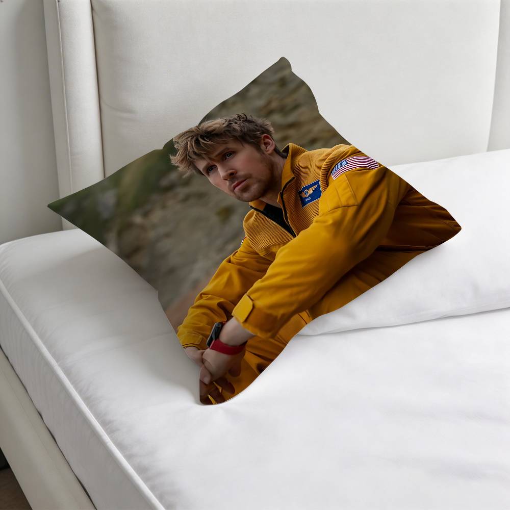 Ryan Gosling Project Hail Mary Decorative Square Pillow Cover Soft Comfortable Pillow Case Sofa Bed Home Decoration