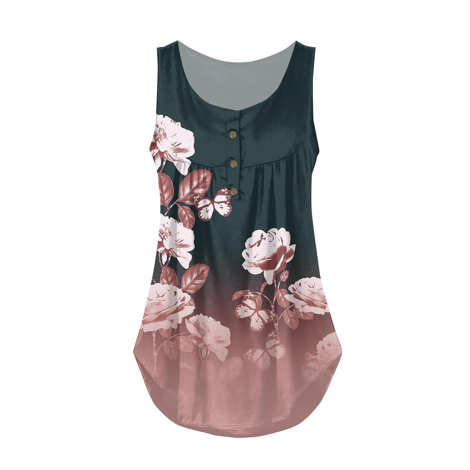 

Женская мода, однотонная плиссированная повседневная футболка без рукавов, жилет на пуговицах, топ L