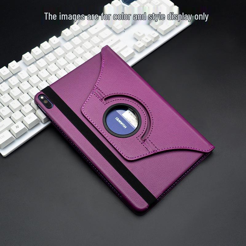 Honor Tablet V6/MatePad Pro Rotating Leather Case - Fits 10.4"/10.8" Models BAH3MRX-W09