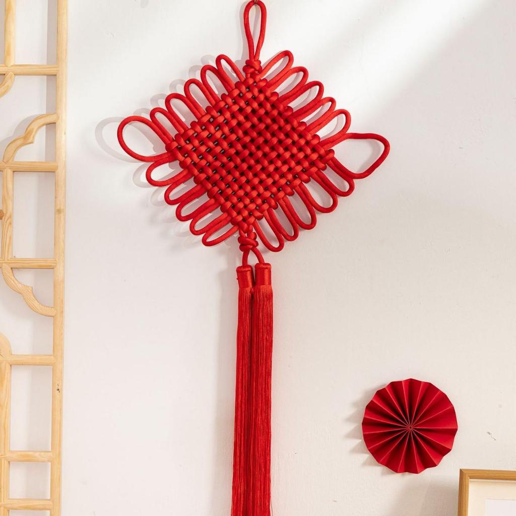 Chinese Knot Wall Decor for Living Room - Perfect for Spring Festival, New Year, Weddings, and Housewarming Gifts
