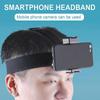Universal Phone Holder Abs Head Strap Mount Headband With Mobile