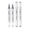 Touch Anime Skin Tone Oily Marker Pen, No. 0 Black Cool Gray, Individual Purchase, Perfect for Student Touch-Ups