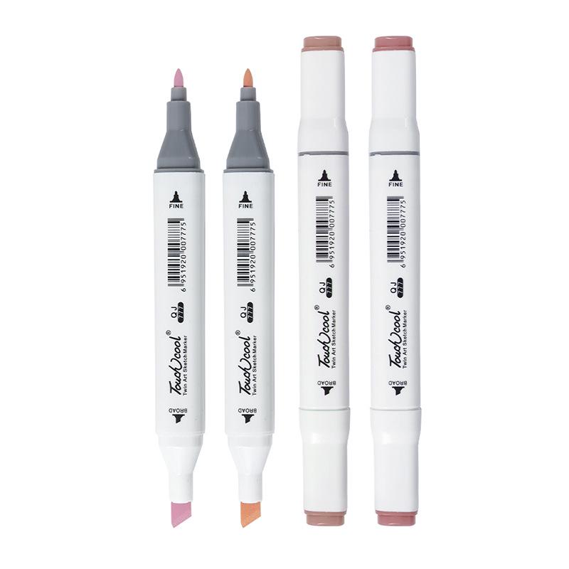 Touch Anime Skin Tone Oily Marker Pen, No. 0 Black Cool Gray, Individual Purchase, Perfect for Student Touch-Ups