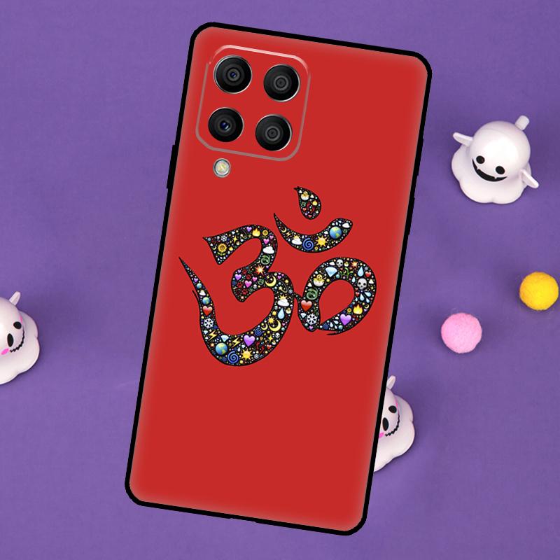 Aum Om Yoga Cover For Samsung Galaxy M54 M14 M34 M33 M13 M23 M53 M15 M55 M31 M51 M20 M30s M32 M52 Case