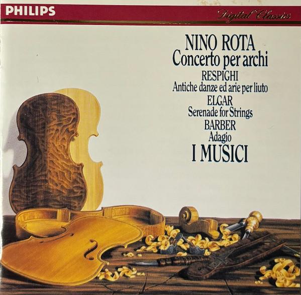 

CD I MUSICI ENSEMBLE OTTORINO RESPIGH Respighi Ancient Dances and Aria I PHCP1625 Philips 1993 Japan Classical Used